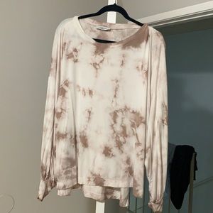 Carly Jean Los Angeles Tie Die Blouse